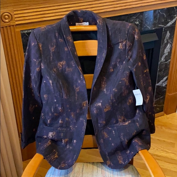 Fully lined bronze blazer.  New, never worn. - Picture 1 of 2